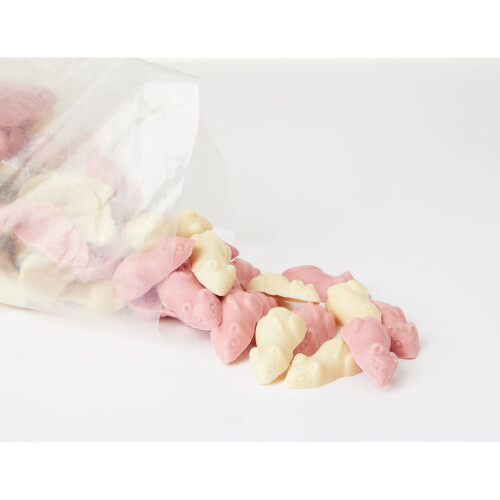 Pink and White Large Chocolate Candy Mice 1 kg 1