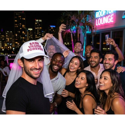 Stag Party Hat and Veil Bachelor Party Ideas 1