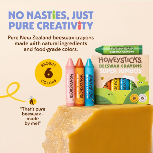 Super Jumbo Crayons (6 Pack) 1