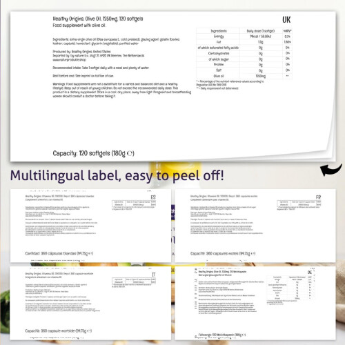 1250mg 120 Softgels Non-GMO 2