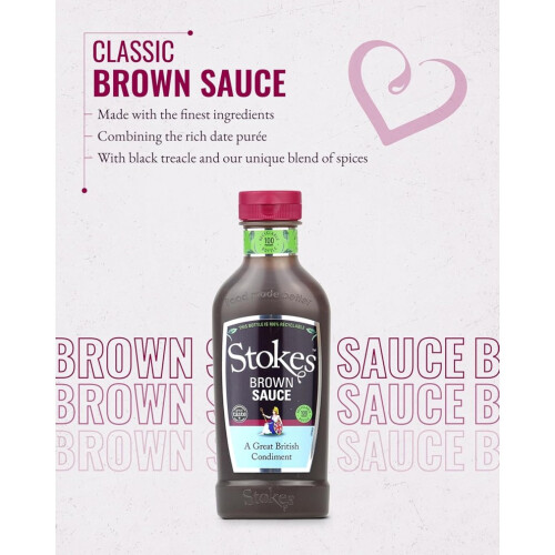 Real Brown Sauce 3PK SQUEEZY 505g 2