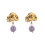 Silver Fan Leaf Pearl Stud Earrings for Women 5