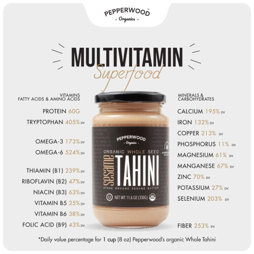 Organic Whole Sesame Tahini Paste 2