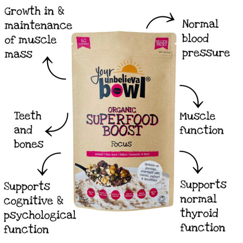 Organic Superfood Boost (FOCUS) 600g 40 Servings 2