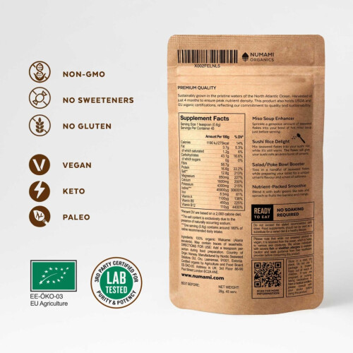 Organic Wakame Flakes 1