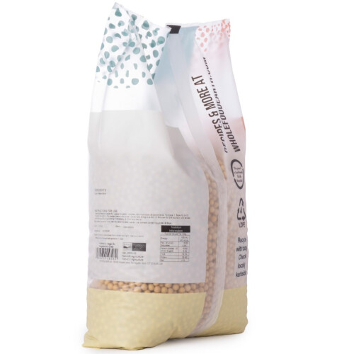 Organic SOYA Beans 3 kg 1