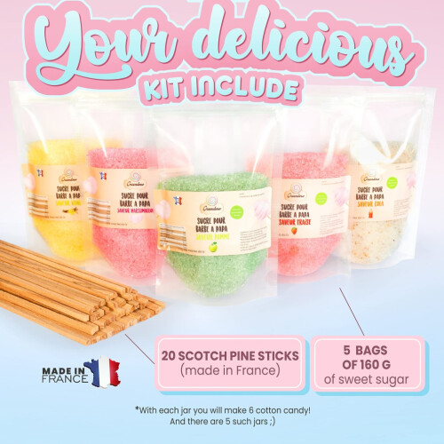 GREENDOSOÂ Candy Floss Sugar For Machine (5x160g) 1