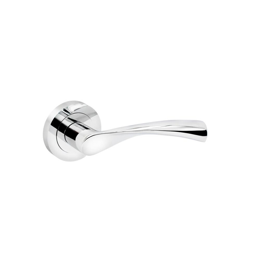 Smiths Architectural Lunar Chrome Plated Lever Door Handle 5063425545339