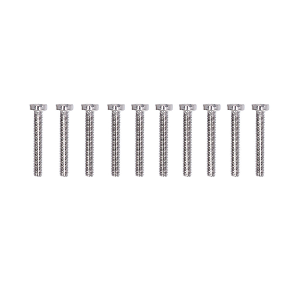 50Pcs A2-70 Stainless Steel Cheese Head Screws 7340572248305