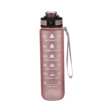 Motiverande vattenflaska 940 ml tidsmarkör läckagesäker BPA