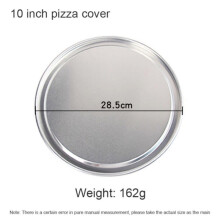 Hliníkový kryt na pizzu 6 8 10 12 palcov, strieborný