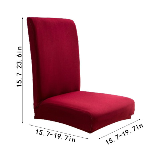 Stretch Chair Covers Solid Color Spandex 1 Piece 2