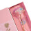 Valentine's Day rose gift box with vibration light base pink 4
