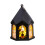 Decoração de abóbora com velas de LED para o Halloween 3