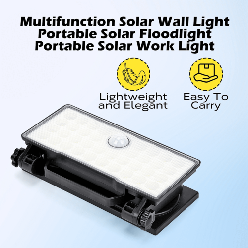 Luminária solar externa IP65 à prova d'água, 1000 lúmens 1