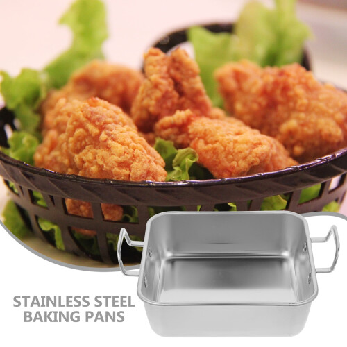 Non-stick stekebrett i rustfritt stål, 12 x 16 tommer 1