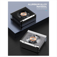 SSD-radiatorkoeler S50 M.2 2280 met bovenspiegel, ARGB-verlichting en dubbele PWM-ventilator, zilver