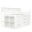 3ft Single Wooden Storage Bed with Pull-out Desk 20