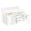 3ft Single Wooden Storage Bed with Pull-out Desk 1