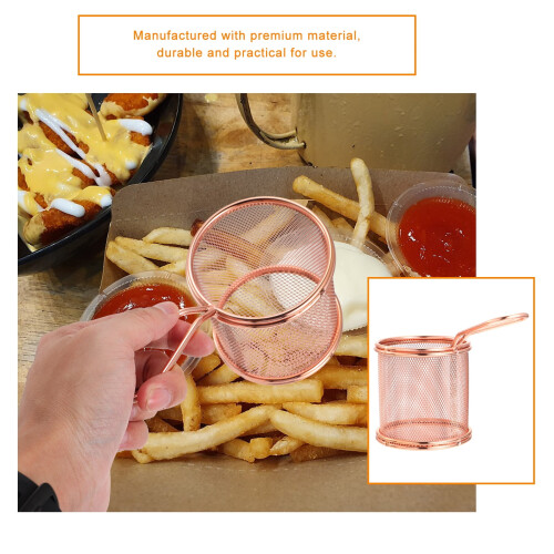Panier à friture en acier inoxydable 10 pouces 2