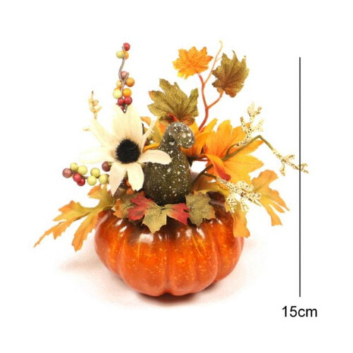 Set di decorazioni a forma di zucca artificiale Nightwill, 3 pezzi 1