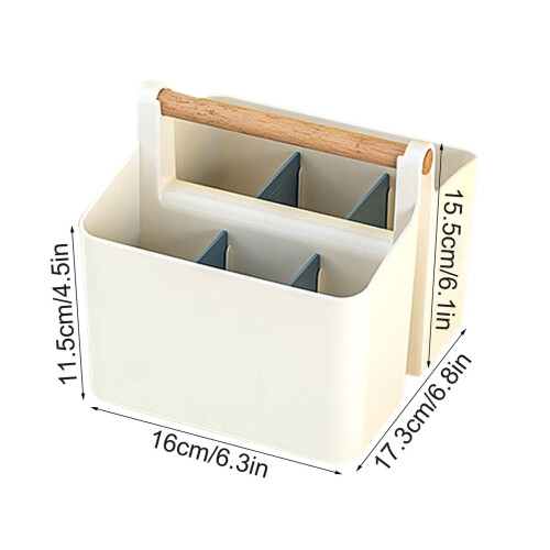 Portable craft caddy tote with adjustable dividers 2