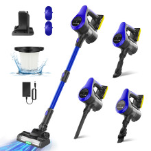 Cordless Stick Vacuum Cleaner,15000PA Cordless Vacuum Cleaner 3 in 1,Handheld Stick Vacuum with LED Light, for Hard Floor, Carpet, Stairs and Pet Hair