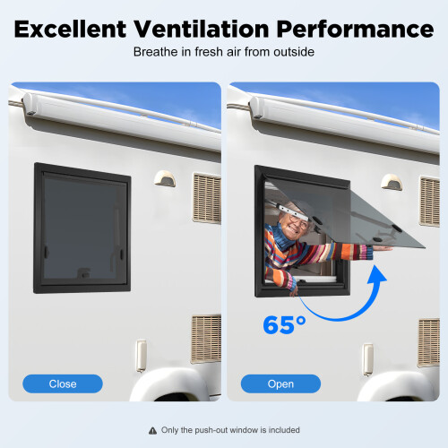 RV Push Out Window for Caravan Camper Van 2