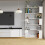 5-Tier Triangular Corner Bookshelf Wooden Open Storage Shelf with LED Light for Living Room Study Home 4