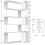 5-Tier Triangular Corner Bookshelf Wooden Open Storage Shelf with LED Light for Living Room Study Home 6