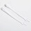 Lacci in silicone anti-annodamento - 12 pezzi White 1