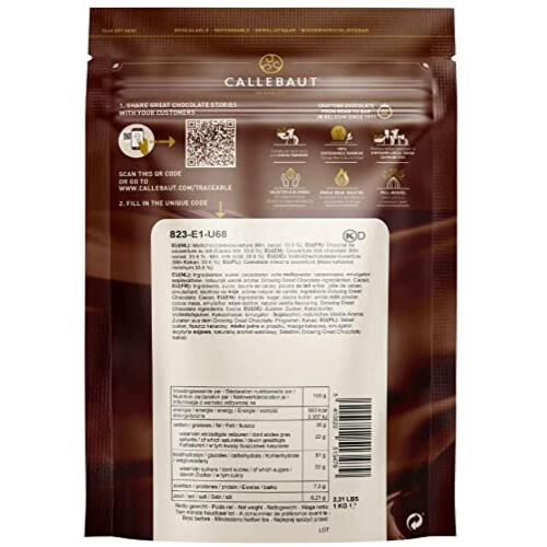 Callebaut Dark & Milk Chocolate Callets 1