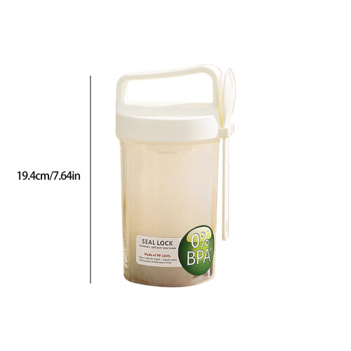 Φορητό κύπελλο βρώμης με κουτάλι 350ml 2