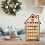 Julkalender i trä 30x19cm 5