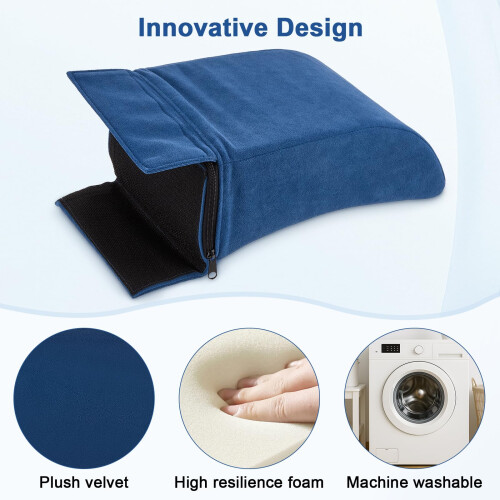 Lateral Support for Wheelchair Side Guards, Adjustable Anti-Decubitus Cushion 2