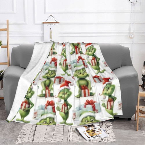 Κουβέρτα Grin-Ch Fleece Super Soft 100cm x 100cm 2
