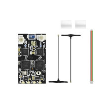 SEQURE 2,4 GHz Dual-RX True Diversity Dual-Antennen-Empfänger für FPV-Renndrohnen mit Starrflügler,