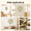 Wall Clock Metal Battery Operated Clock Peacock Modern 4
