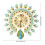 Wall Clock Metal Battery Operated Clock Peacock Modern 7