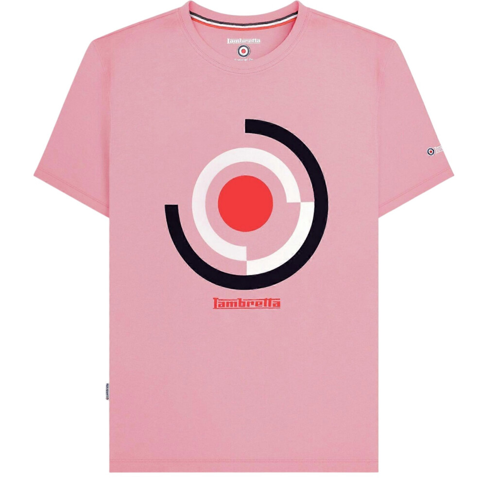 Lambretta (M, Dawn Pink) Mens Target Render T-Shirt