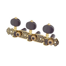 Gitarrenmechaniken, klassische Gitarrensaiten-Stimmwirbel, Schlüssel, Gold, 3R-Mechaniken, Schlüssel
