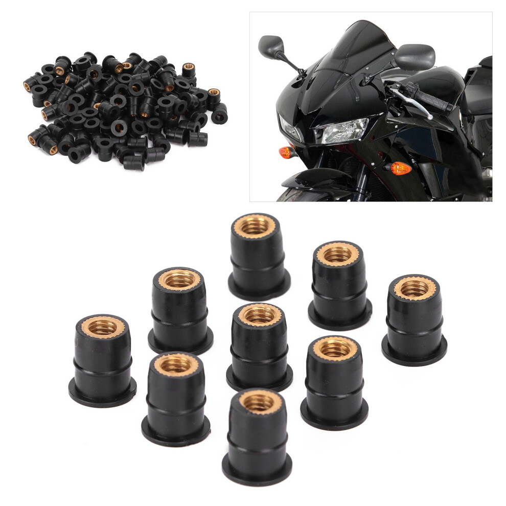 100 Well Nuts M6 Rubber For Atv 7340572338327