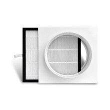 HEPA-Luftfilter für Lüftungskanäle, geeignet für PVC- und PE-Rohre, Frischluftsystem, Luftfilterkast