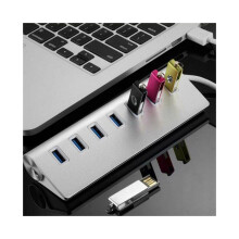 Robuster, tragbarer 7-Port-USB-3.0-Hub-Adapter für PC, Laptop, Notebook und Desktop-PC