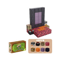 (Tür) Minecraft Magnetbausteine Set DIY Bausatz Konstruktionsspielzeug für Kinder Spiel