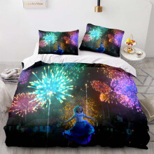(Doppelbett – 200 x 200 cm, 6) Encanto Kinderbettwäsche-Set, 3D-Bettbezug für Einzel- und Doppelbett