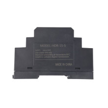 DIN-Schienen-Netzteil 5 V 3 A 15 W, Eingang 100–240 V AC 50/60 Hz, DIN-Schienen-Transformator für He