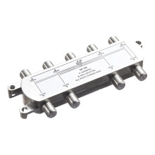 Digitaler 8-fach Koaxialkabel-Splitter 5–2400 MHz, RG6-kompatibel, geeignet für analoge/digitale TV-