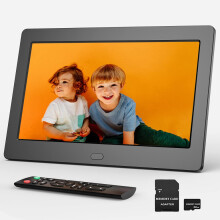 Digitaler Bilderrahmen 7 Zoll, Zeccinow Digitaler Bilderrahmen mit 1280 x 800 FHD IPS-Display, unter