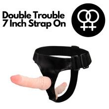 Dildo mit Doppelriemen, tolles Design für beidseitiges Vergnügen